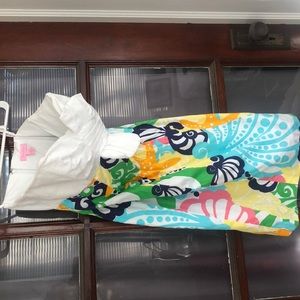 Lilly Pulitzer strapless dress. Sz 4